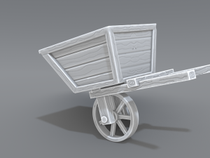 wheelbarrow 3D Print Model