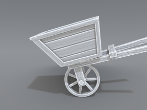 wheelbarrow 3D Print Model