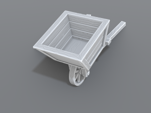 wheelbarrow 3D Print Model