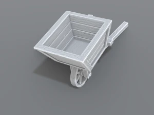 wheelbarrow 3D Print Model