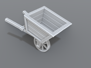 wheelbarrow 3D Print Model