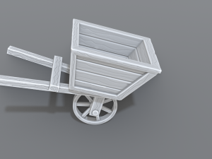 wheelbarrow 3D Print Model