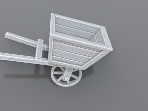 wheelbarrow 3D Print Model