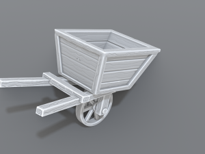 wheelbarrow 3D Print Model
