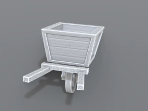wheelbarrow 3D Print Model
