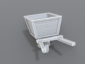 wheelbarrow 3D Print Model