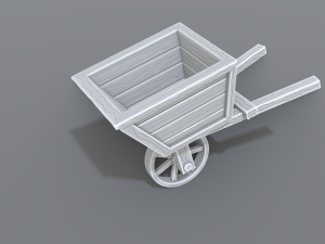 wheelbarrow 3D Print Model
