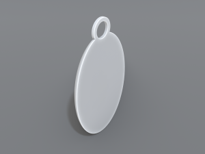 keychain dollar 3D 打印模型