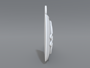keychain euro 3Dプリントモデル