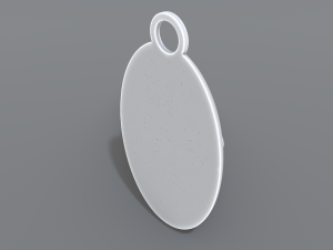 keychain euro 3Dプリントモデル