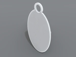 keychain euro 3D Print Model