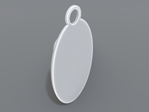 keychain euro 3Dプリントモデル