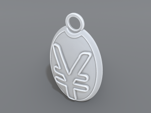 keychain yen Modelo de impresión 3D