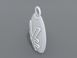 keychain yen Modelo de impresión 3D