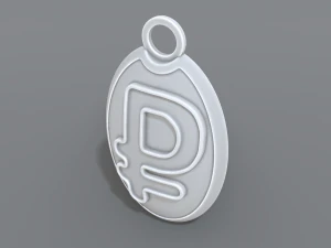 keychain ruble 3D Print Model