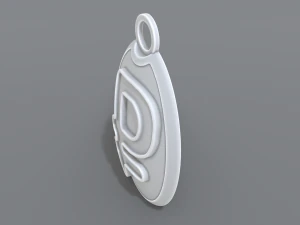 keychain ruble 3D Print Model