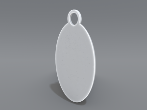 keychain hryvnia Modelo de Impressão 3D