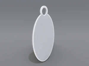 keychain hryvnia 3D Print Model