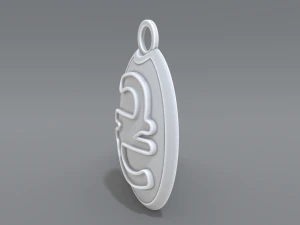 keychain hryvnia 3D Print Model