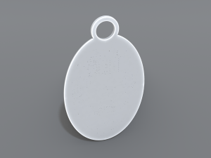 keychain hryvnia Modelo de Impressão 3D