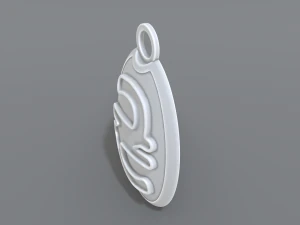 keychain hryvnia 3D Print Model