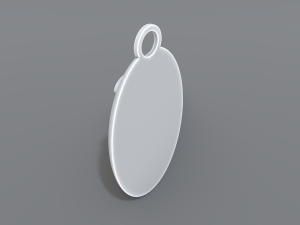 keychain pound sterling 3D-printmodel