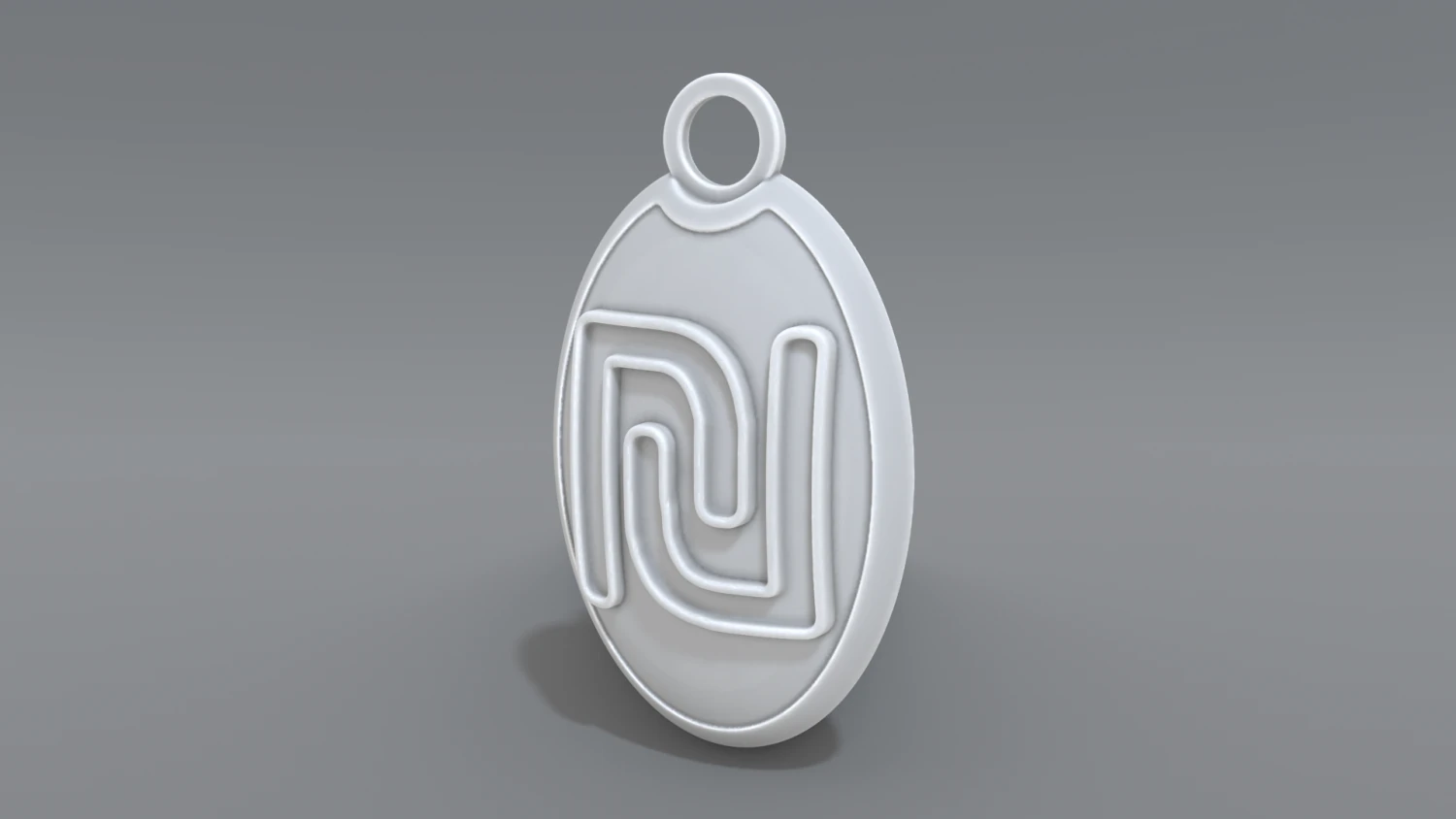 keychain sheqel 3D Print Model .c4d .max .obj .3ds .fbx .stl .blend 