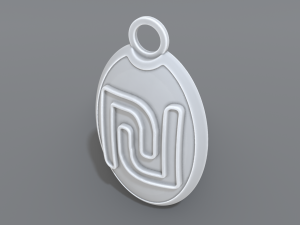keychain sheqel 3D-printmodel