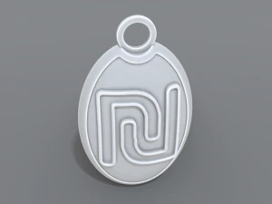 keychain sheqel 3D Print Model