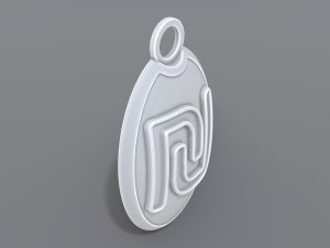 keychain sheqel 3D-printmodel