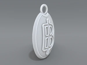 llavero baht Modelo de impresión 3D