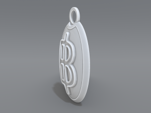 keychain baht 3Dプリントモデル