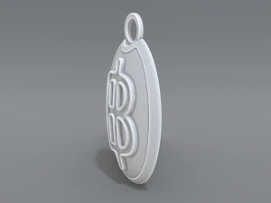 llavero baht Modelo de impresión 3D