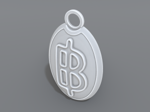 keychain baht 3Dプリントモデル