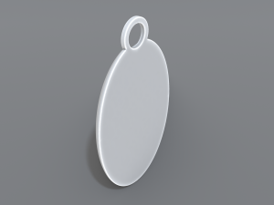keychain baht 3Dプリントモデル