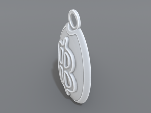 keychain baht 3Dプリントモデル