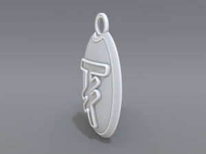 keychain tugrik Modello di stampa 3D