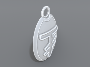 keychain tugrik Modello di stampa 3D
