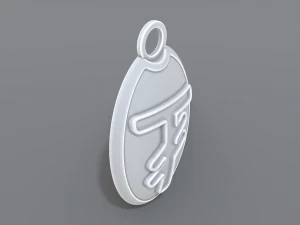 keychain tugrik 3D Print Model