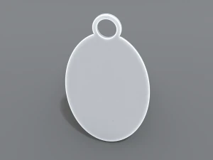 keychain tugrik 3D Print Model
