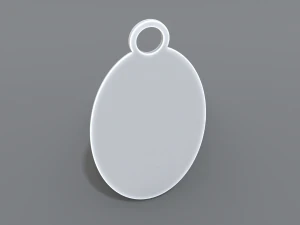 keychain tugrik 3D Print Model