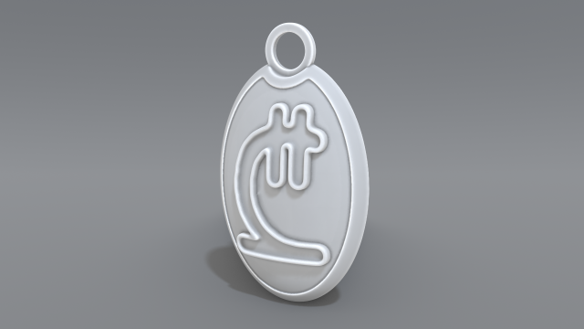 keychain lari 3D Print Model .c4d .max .obj .3ds .fbx .stl .blend 