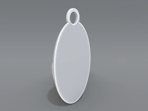 keychain turkish lira 3D Print Model