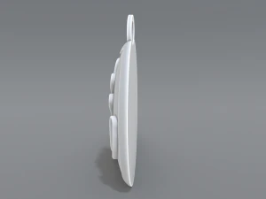 keychain turkish lira 3D Print Model