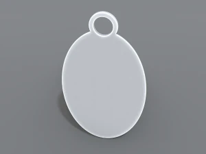 keychain turkish lira 3D Print Model