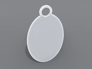 keychain turkish lira 3D Print Model