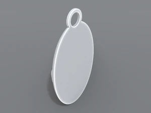 keychain turkish lira 3D Print Model