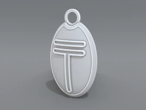 키체인 텡게 3D 프린트 모델