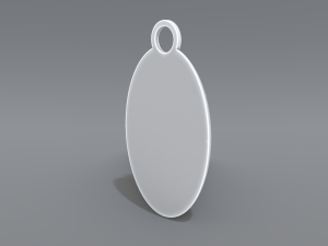 keychain tenge 3D-printmodel