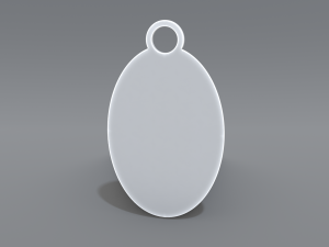 keychain tenge 3D-printmodel
